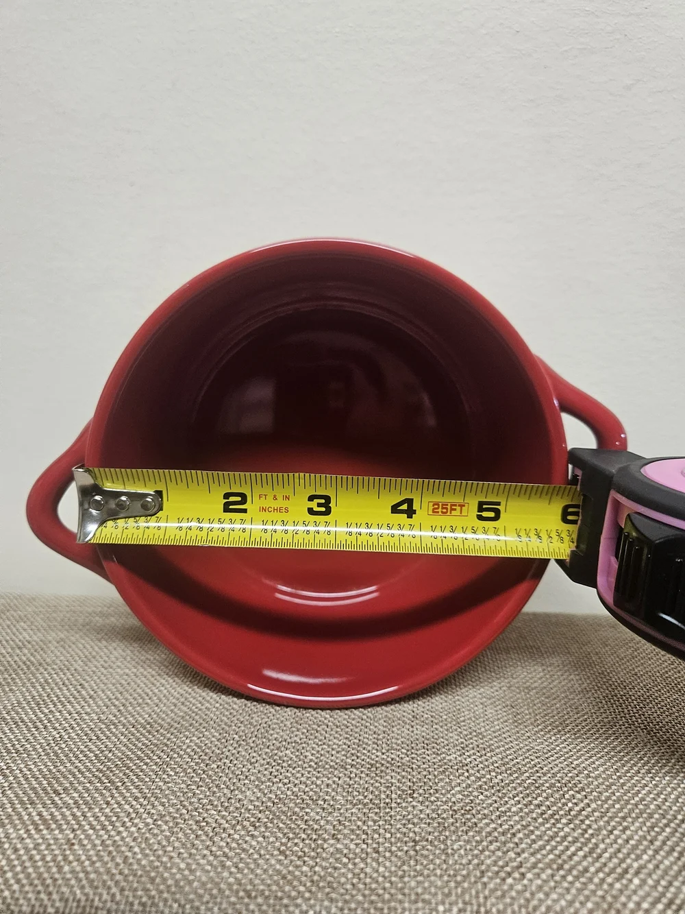 The Pioneer Woman Fancy Flourish Mini Casserole Dish with Lid - RED
